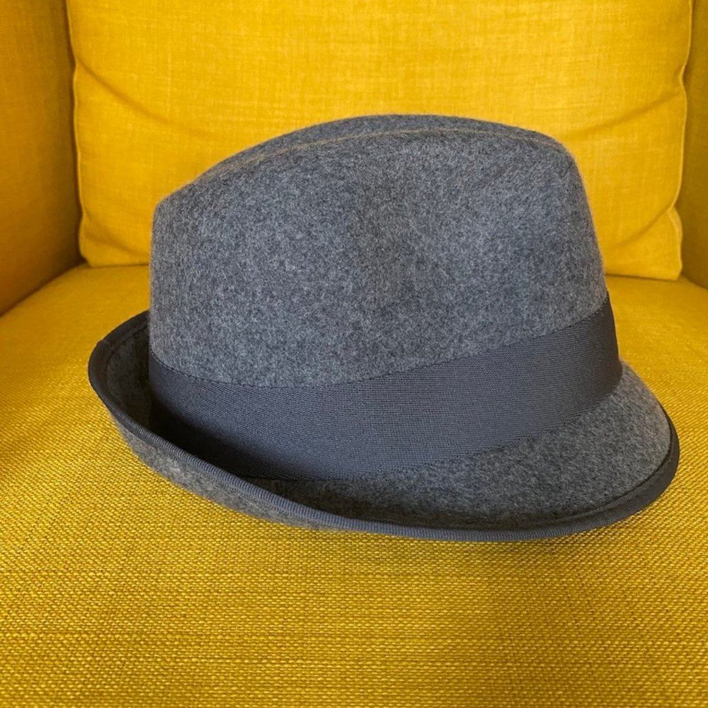 JCrew Wool Gray Classic Fedora NWOT